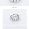Modian Genuine 925 Sterling Silver Open Adjustable Lovely Plant Ring for Women Stackable Tiny Flower Ring Fine Jewelry Bijoux