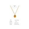 Stainless Steel Round Pendant Necklace Statement Metal Collar Charm Jewelry цепочка на шею женская ожерелье - Image 6