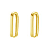 Silver Color Geometric Square Color Big Hoop Earring Buckle for Women HipHop Punk Chic Fashoin Jewelry Accessories - Image 7