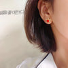 Christmas Red Dangle Earrings For Women Rhinestone Snowflake Pearl Earring Christmas Party Festival Year Jewelry - Image 4