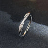 Contracted Design Women's Ring with Brilliant White Cubic Zirconia Wedding Party Daily Wearable Statement Jewelry - Image 24
