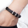 Braided Rope Black Leather Stainless Steel Men's Bracelet Charm Magnetic Jewelry Accessories - Image 5