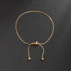 Copper Snake Chain Tassel Necklace with Ball Pendant in Gold-Tone or Silver-Tone - Image 11
