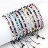 Adjustable 4 mm Beaded Stretch Bracelet in Multiple Color Styles - Image 2