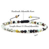 4mm Mini Beads Bracelets for Women Men Round Agates Onyx Stone Yoga Braided Bracelet Elastic Charm Bangle Prayer Jewelry - Image 6