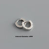 Minimalist Circle Hoop Earrings in 8 mm to 14 mm Sizes - Image 19