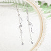 Silver Spiral Wave Long Tassel Chain Ball Drop Earrings Women Banquet Party Jewelry Eardrop - Image 2