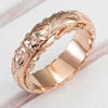 Elegant Craved Flower Pattern Women Band Ring 3 Metal Colors Available Nice Wedding Bridal Rings Classic Timeless Jewelry - Image 2