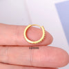 1 Pcs Crystal Zircon Hoop Earrings for Women Rainbow Cartilage Helix Tragus Earring Stud Body Piercing Jewelry - Image 8