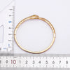 European and American Copper Cubic Zircon Cuff Adjustable Snake Bangle Jewelry Party Wedding Gift - Image 2
