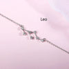 Silver Color 12 Constellation Zodiac Charm Bracelet For Women Birthday Gift Cubic Zircon Bracelet Jewelry S - Image 13