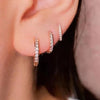 1 Pcs Crystal Zircon Hoop Earrings for Women Rainbow Cartilage Helix Tragus Earring Stud Body Piercing Jewelry - Image 25