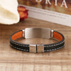 Jewelry Stainless Steel 12 Constellations Leather Bracelet Vintage Bracelets Bangles 12 Zodiac Cuff Bracelet Men - Image 5
