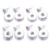 18mm Snap Jewelry Vintage Snap Earrings For Women fit 18mm Snap Button Earrings for Women Earrings - Image 5
