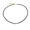Colorful Beaded Choker Necklace with Adjustable String - Image 3