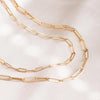 Paperclip Link Chain Women Necklace Stainless Steel Gold Color Chain Necklace For Women Men Jewelry Gift - Image 6