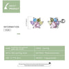 Brilliant Star Butterfly and Snowflake Stud Earrings in Multiple Designs - Image 31