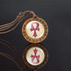 Ancient Egyptian Necklace Ankh Glass Dome Wooden Pendant Rope Chian Necklaces Egypt Cross Anubis Scarab Isis Goddess Jewelry - Image 19