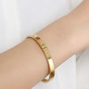 Couple Bracelet For Women and Men Stainless Steel Cuff Bangle Jewelry Black - Image 3