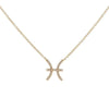 Crmya Cubic Zirconia Charm Chain Pendants 12 Zodiac Constellation Necklace Silver Gold Plated Jewelry For Womdn And Men - Image 23