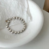 Silver Color Geometry Double Side Love Heart Stitching Bracelet Unique Design Jewelry - Image 5