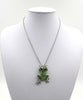 Frog Rose Gold Color Green Crystal Stone Charm Statement Necklaces Pendants Animal Jewelry For Women Boho Necklace - Image 6