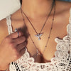 26 Styles Bohemian Multi layered Necklaces For Women Moon Cross Tree Star Pendant chains Statement Choker Boho Jewelry - Image 6