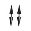Small Black Punk Stud Earrings For Women Men Boy Zircon Geometry Stainless Steel Jewelry Accessories Earrings - Image 18