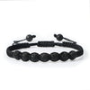 Men Black Bracelet Stone Onyx Lava Beaded Braided Bracelets Bangles Adjustable Rope Chain Handmade Jewelry - Image 12