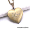 Heart Carved Flower Stripe Locket Pendant Necklace Women Vintage Ancient Brass Opening Photo Box Jewelry Romantic Gift - Image 29