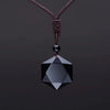 Black Obsidian Pendant Necklace Obsidian Star Pendant Lucky Love Crystal Jewelry With Free Rope - Image 12