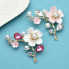 Shell Plum Blossom Flower Brooches For Women Wedding Office Brooch Pins Year Jewelry Gifts - Image 14
