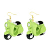 Cute Dangly Earrings Jewelry Handmade Earrings Summer Unusual Hook Earrings Women Girls Dangly Motorcycle Dice - Image 27
