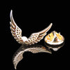 Brooch crystal jewelry Golden Dragon maple leaf bullet Brooch men's shirt Wedding Suit Lapel Badge Pin gift - Image 30