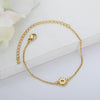 Sunflower Motif Anklet in Gold Tone Rose Gold Tone and Silver Tone - Image 11