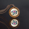 Ancient Egyptian Necklace Ankh Glass Dome Wooden Pendant Rope Chian Necklaces Egypt Cross Anubis Scarab Isis Goddess Jewelry - Image 27