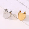 Half-Circle Clip-On Ear Cuff with Gold-Tone or Silver-Tone Finish - Image 4