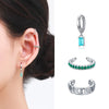 1 Piece Rainbow Ear Clips Silver Unique Tiny Cuff Earrings For Women Girl Jewelry Accessories - Image 3
