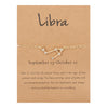 12 Constellation Bracelet Crystal Charm Chain Bracelets for Women Zodiac Sign Libra Aries Card Birthday Jewelry Gift - Image 8