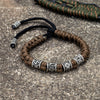 Norse Runes Beads Bracelet Men Vikings Accessories Braided Survival Paracord Rope Wristband Handmade Outdoor Amulet Bangle - Image 8