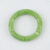 FishSheep Colorful Acrylic Bamboo Bracelets For Women Stretch Resin Beads Elbow Cuff Charm Bracelets Bangles Y2K Jewelry - Image 15