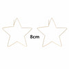 Hollow Heart Big Hoop Earrings for Women Punk Personality Clip On Earrings Metal Star Girls Ear Jewelry - Image 4