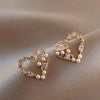 Round Simple Crystal Dangle Earrings For Women Sweet Water Drop Pendant Earring Party Birthday Jewelry Gift - Image 8