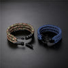 Outdoor Camping Stainless Steel Bracelet Men Paracord Parachute Rope Wristband Survival Bangle Handmade Braided Jewelry - Image 5