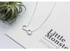 Modian New Silver 925 Romantic Infinite Love Pendant Necklace Pendant for Women Sterling Silver Chain Female Jewelry