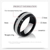 High Qulity Women Jewelry Ring   Black And White Simple Style Comly Crystal Ceramic Rings for Women