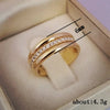 Huitan 2020   Wedding Ring For Women Micro Paved Cubiz Zircon Finger Rings Female Engagement Jewelry Accessories