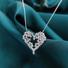 Huitan Hot Full Bling Iced Out Pendant Necklace for Women Shiny Cubic Zirconia Delicate Female Engagement Wedding Trendy Jewelry