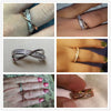 Huitan Fresh Two Tone X Shape Cross Ring for Women Wedding Trendy Jewelry Dazzling CZ Stone Large Modern Rings Anillos
