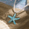 IngeSight.Z Boho Resin White Starfish Pendant Necklace for Women Charm Korean Velvet Rope Choker Necklace Beach Party Jewelry